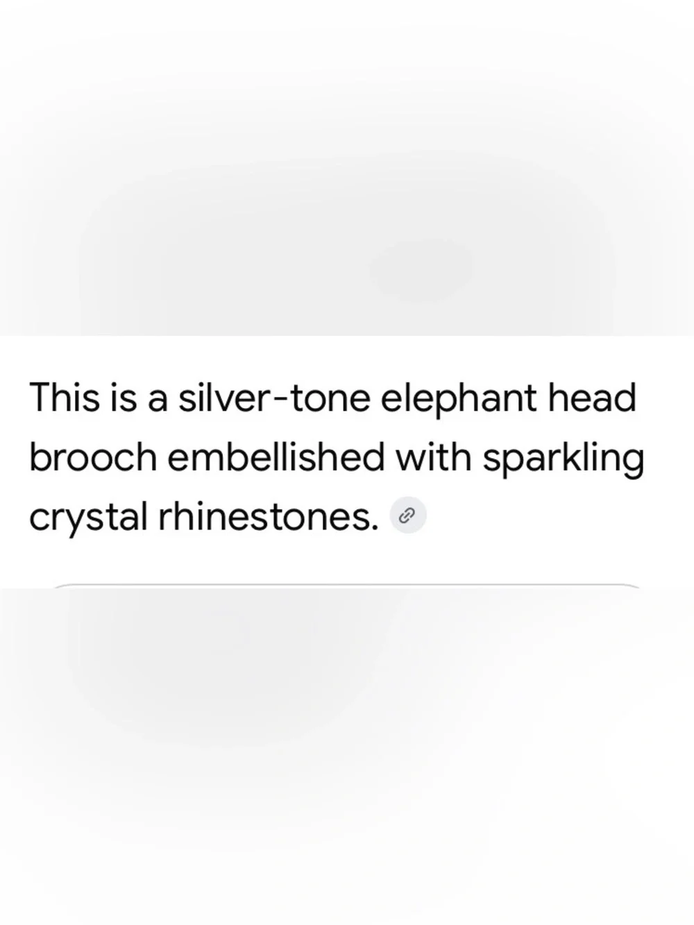 Brooch Elephant Crystal Rhinestones Silver Toned Pin New